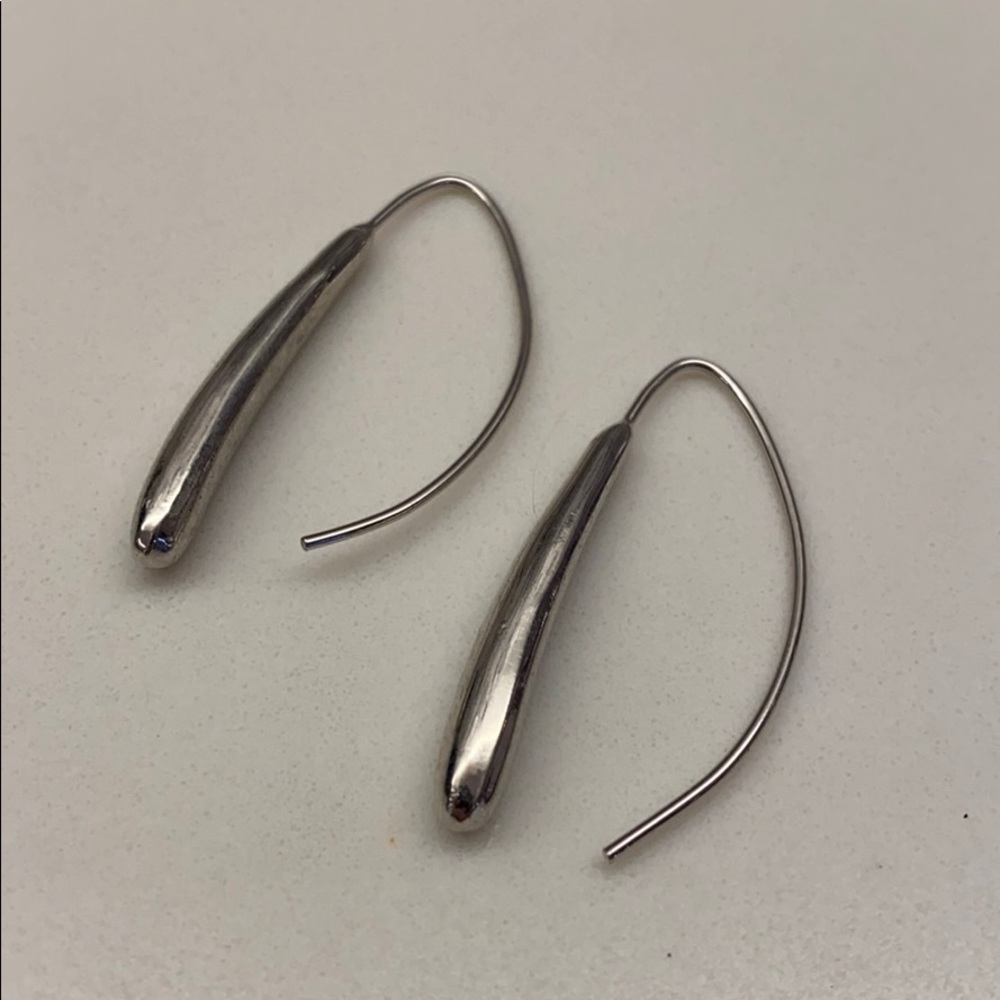 Silver threader earrings